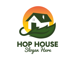 Leaf House Property logo design