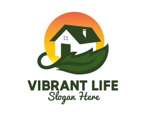 Green Living Home Builder  logo design