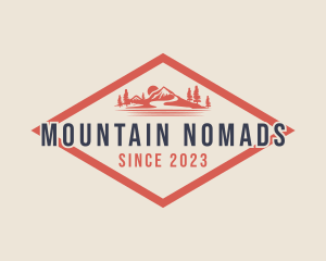 Nature Mountain Explorer logo design