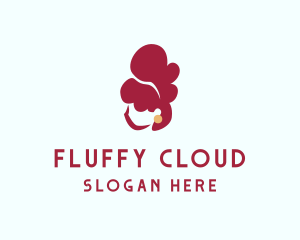 Fluffy Hair Salon logo design