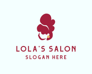 Fluffy Hair Salon logo design