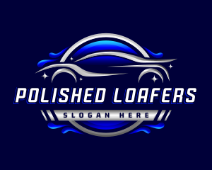 Car Wash Sedan logo design