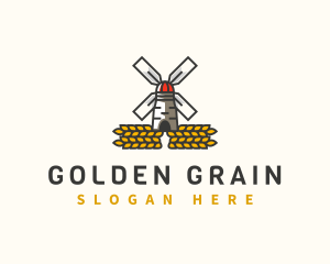 Organic Grain Agriculture logo design