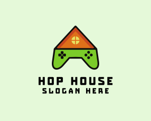 Gaming House Controller logo design