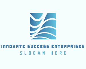 Generic Consulting Wave logo design