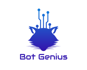 Bot Technology Fox logo design