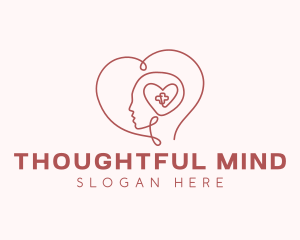 Mental Heart Wellness logo design