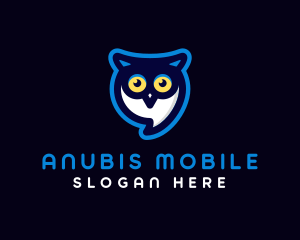 Owl Messaging App logo design