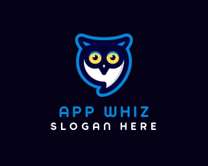 Owl Messaging App logo design