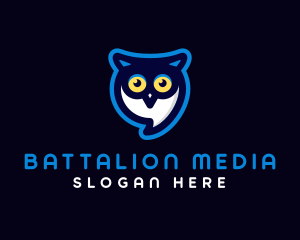 Owl Messaging App logo design