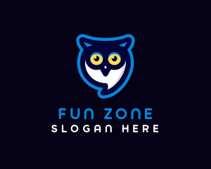 Owl Messaging App logo design