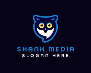 Owl Messaging App logo design