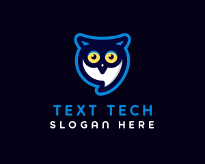 Owl Messaging App logo design