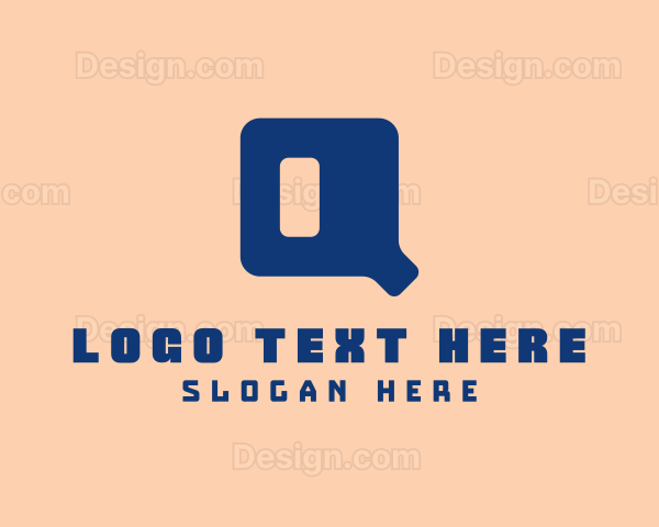 Digital Business Letter Q Logo