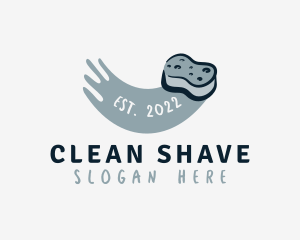 Disinfectant Sponge Cleaning logo design