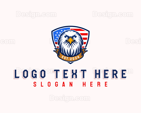 Eagle Shield Flag Logo