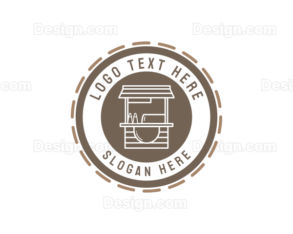 Hotdog Food Stall Logo