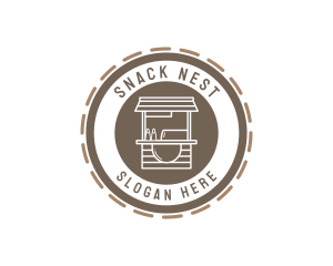 Snack Food Stall logo design