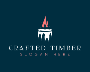 Candle Light Decoration logo design