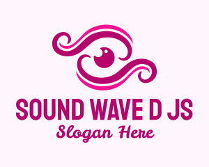 Cosmetics Eye Wave logo design