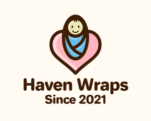 Heart Baby Swaddle logo