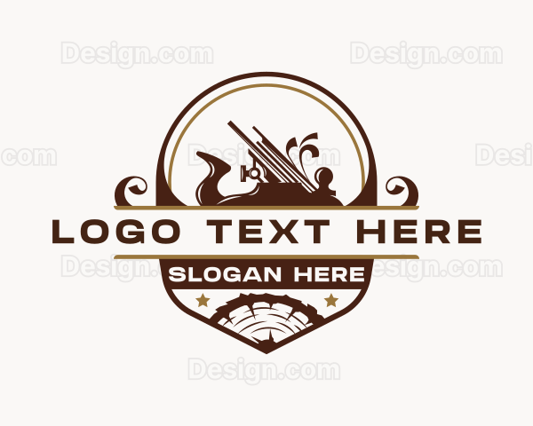 Woodwork Craft Carpentry Logo