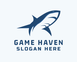 Ocean Shark Surfing Logo
