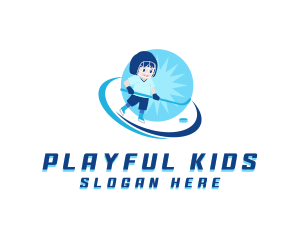 Hockey Kid Player logo design