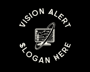 Steampunk Computer Monitor logo