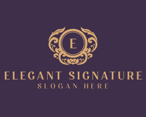 Floral Elegant Boutique logo design