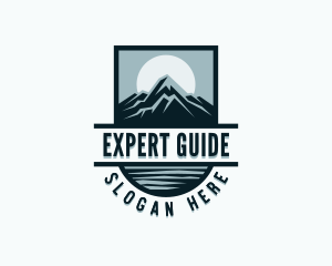 Mountain Travel Peak logo design