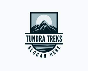 Mountain Travel Peak logo design