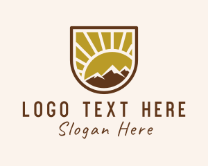 Mountain Travel Shield Logo
