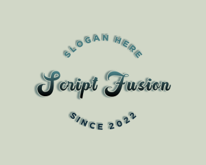 Fancy Script Business logo