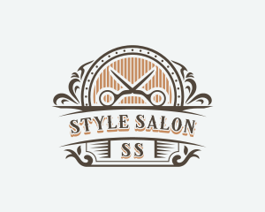 Haircut Scissors Hairdresser logo