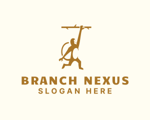 Branch Hanging Monkey  logo