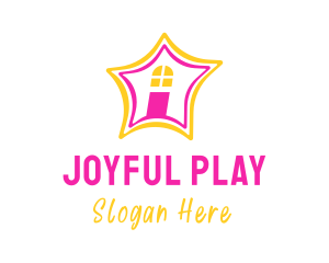 Playful Star House logo design