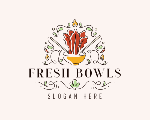 Kimchi Bowl Restaurant logo design