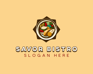 Vegetable Soup Cuisine logo design