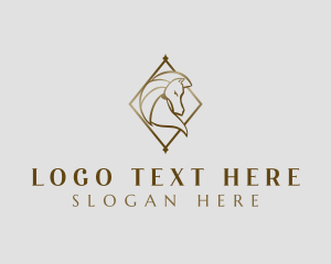 Luxury Horse Stallion logo