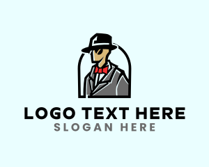 Suit Bowtie Fashion logo