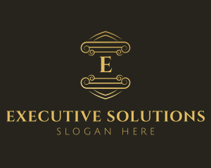 Elegant Legal Executive logo design