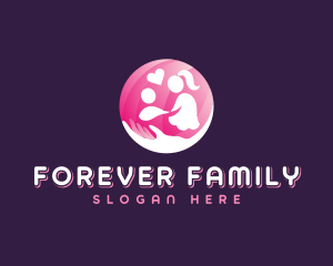 Family Foundation Globe logo design