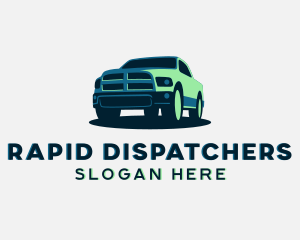 Pickup Truck Dispatch logo design