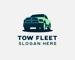 Pickup Truck Dispatch logo design