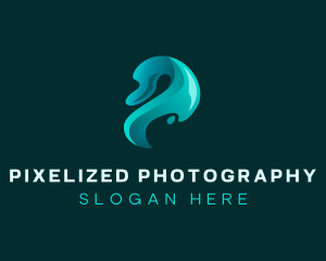 Startup Business Letter P logo design