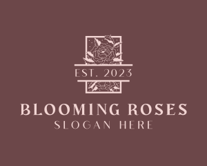 Rose Flower Boutique logo design