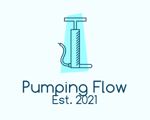 Blue Air Pump logo design