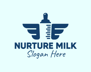 Baby Milk Bottle  logo design