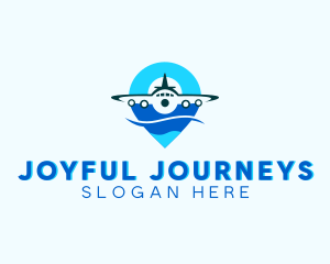 Airplane Travel Vacation logo